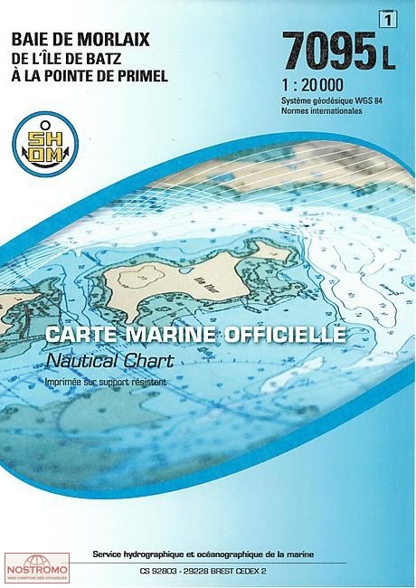 7095L BAY OF MORLAIX | SHOM nautical chart