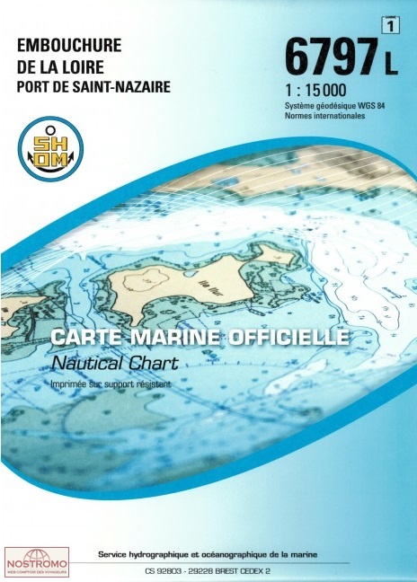6797L MOUTH OF THE LOIRE RIVER | SHOM nautical chart