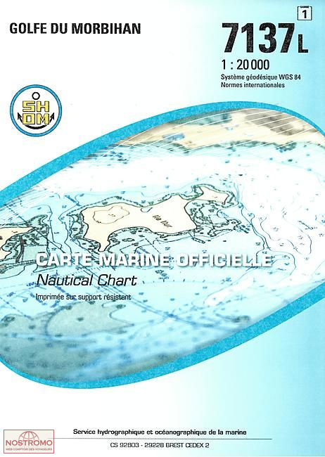 7137L GULF OF MORBIHAN | SHOM nautical chart