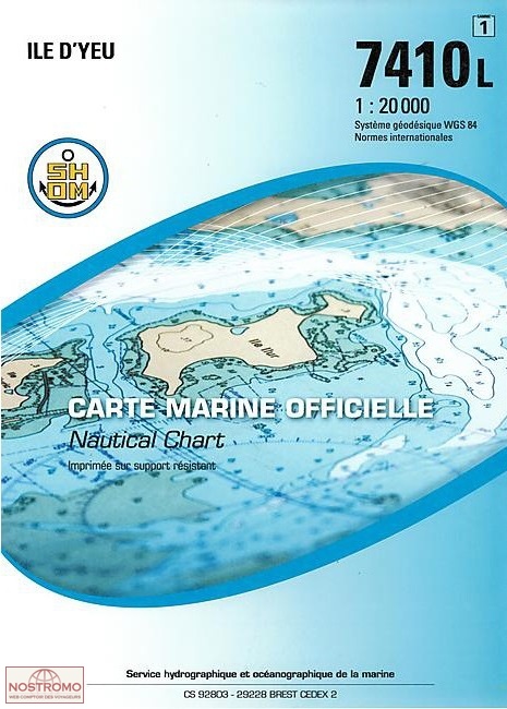 7410L ISLAND OF YEU | SHOM nautical chart