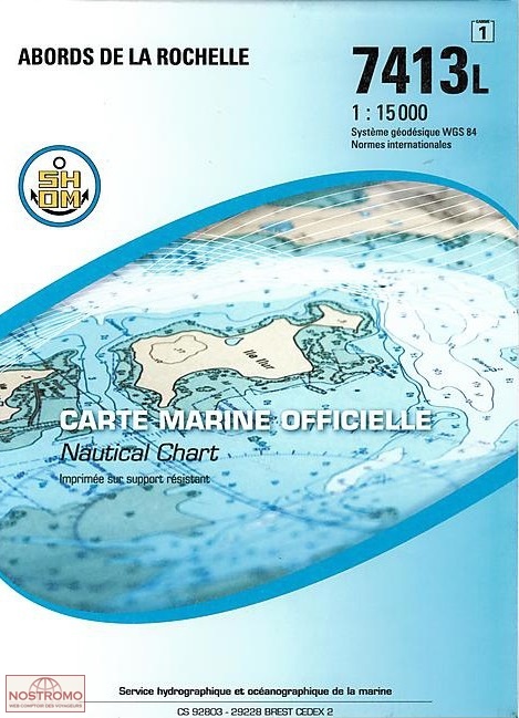 7413L AROUND LA ROCHELLE | SHOM nautical chart