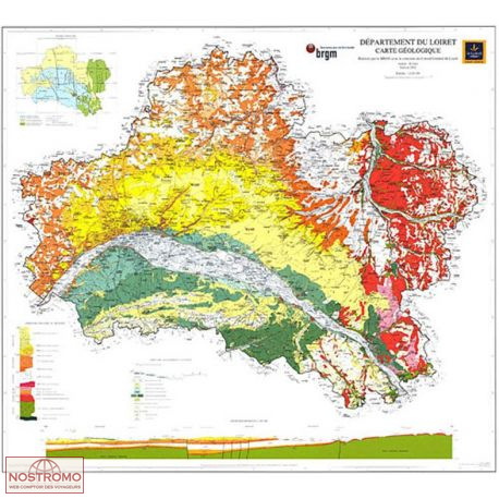 CARTE GÉOLOGIQUE DU LOIRET | BRGM geological map