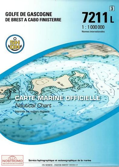 7211L BAY OF BISCAYE | SHOM nautical chart