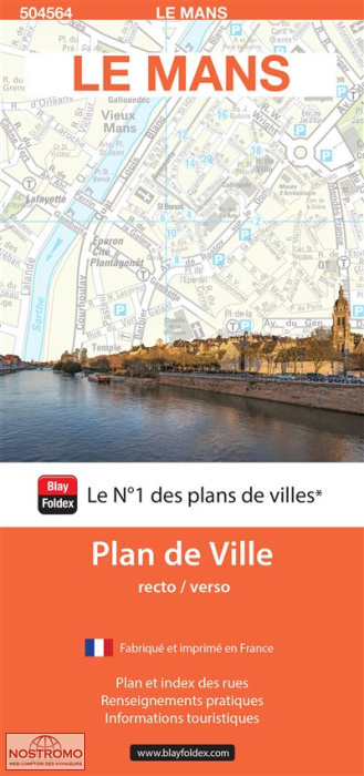 LE MANS | Blay Foldex street map