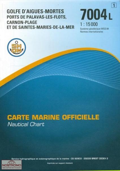 7004L GULF OF AIGUES-MORTES | SHOM nautical chart