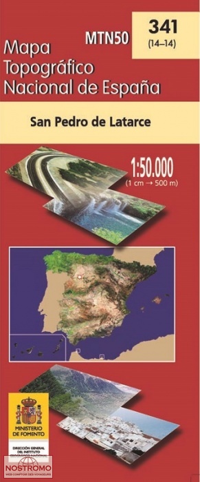 341 SAN PEDRO DE LATARCE | carte topographique CNIG