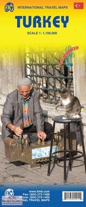 TURQUIE | carte touristique ITMB