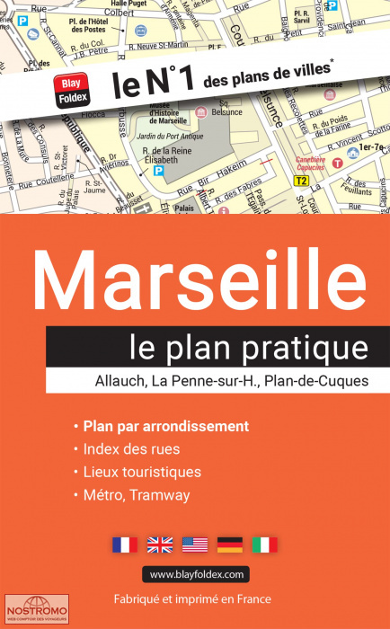 MARSEILLE | Blay Foldex street map