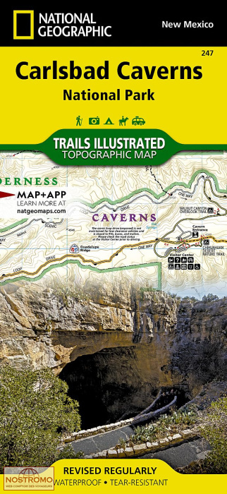 CARLSBAD CAVERNS NATIONAL PARK | National Geographic hiking map