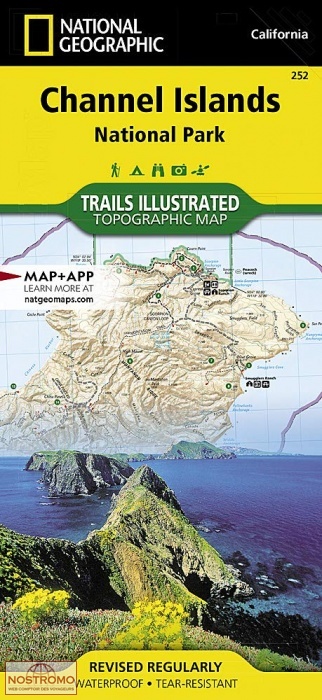 CHANNEL ISLANDS NATIONAL PARK | National Geographic hiking map