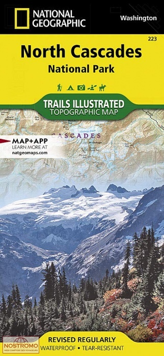 NORTH CASCADES | carte de randonnée National Geographic