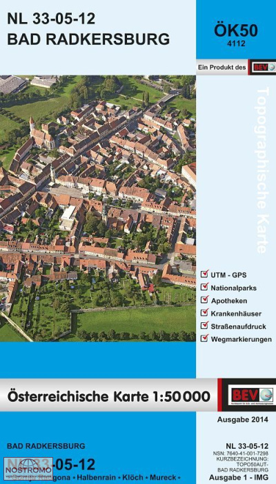 4112 BAD RADKERSBURG | carte topographique BEV