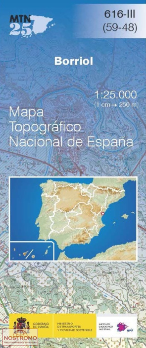 616-3 BORRIOL | CNIG topographical map