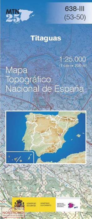638-3 TITAGUAS | carte topographique CNIG