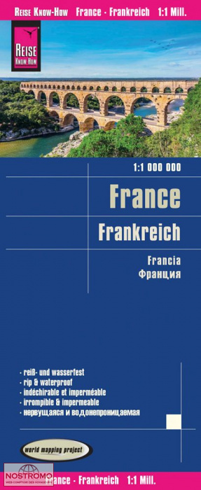 FRANCE | carte routière Reise Know-How