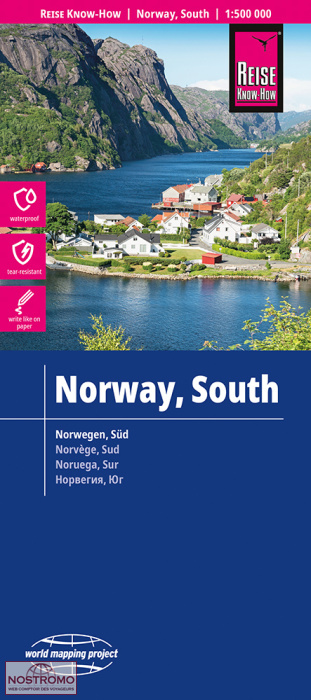 NORVÈGE SUD | carte routière Reise Know-How