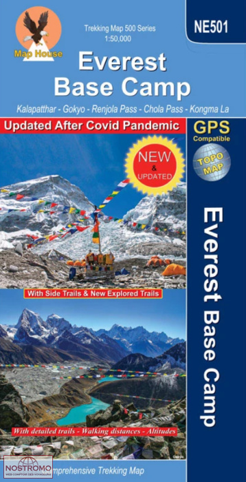 EVEREST BASE CAMP - NE 501 | carte de trekking Nepamaps