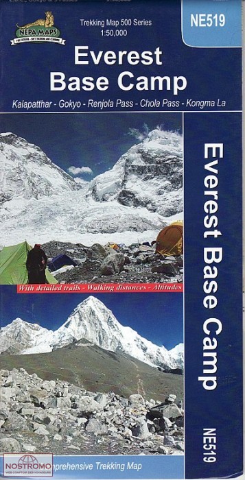EVEREST BASE CAMP - NE 519 | Nepamaps trekking map
