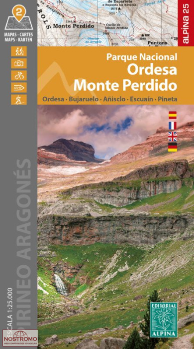 10 ORDESA - MONTE PERDIDO | Alpina hiking map