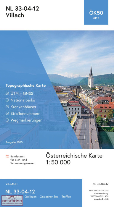 3112 VILLACH | BEV topographical map