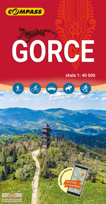 GORCE | carte de randonnée Compass