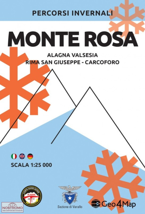 MONTE ROSA | Geo4map winter sports map