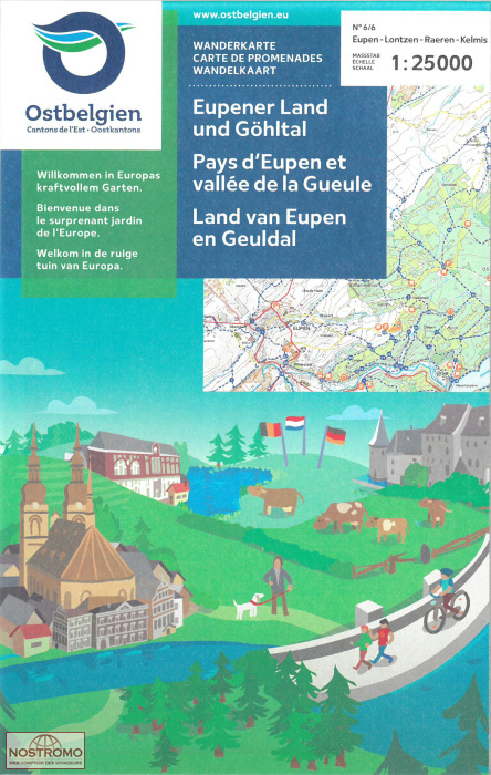 PAYS D'EUPEN ET VALLÉE DE LA GUEULE 6/6 | NGI/IGN hiking map
