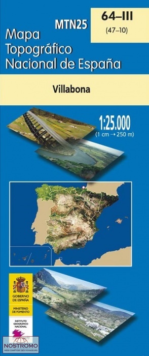 064-3 VILLABONA | carte topographique CNIG