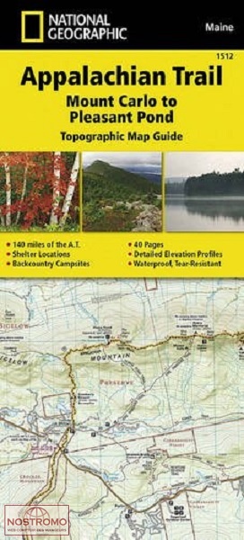 APPALACHIAN TRAIL - MOUNT CARLO TO PLEASANT POUND | cartoguide de randonnée National Geographic