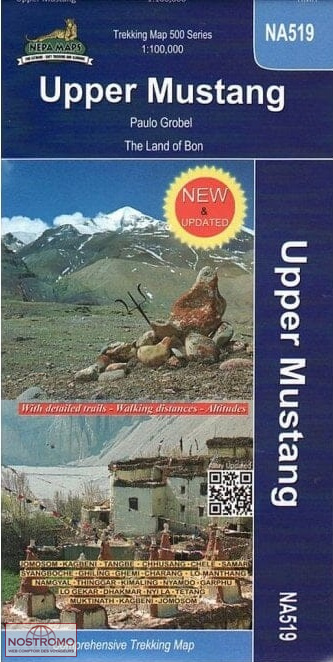 UPPER MUSTANG - NA 519 | Nepamaps trekking map