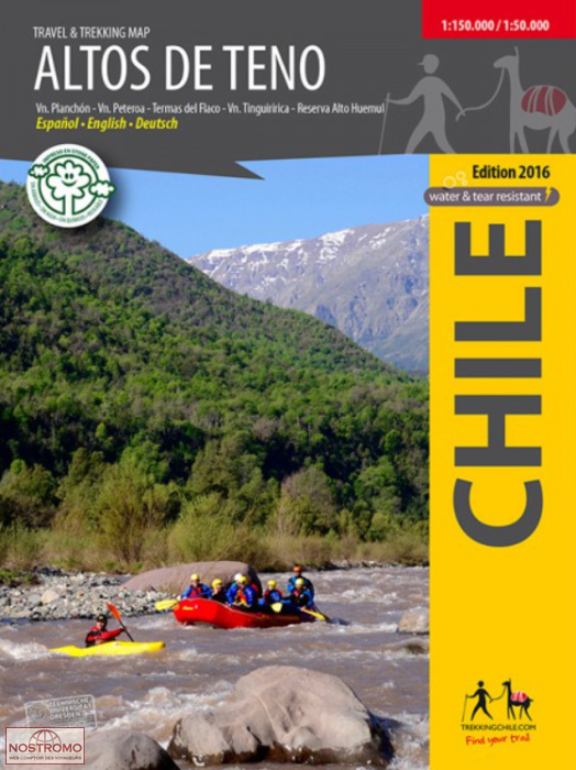 ALTOS DE TENO | Trekkingchile trekking map