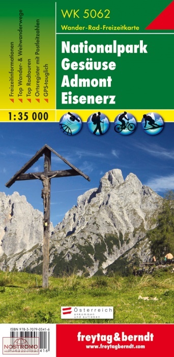 WK5062 NATIONALPARWK5062 NATIONALPARK GESÄUSE | Freytag & Berndt hiking map