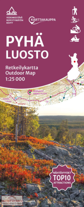 PYHÄ - LUOSTO | Karttakauppa hiking map