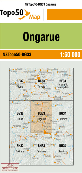BG33 ONGARUE | carte topographique LINZ