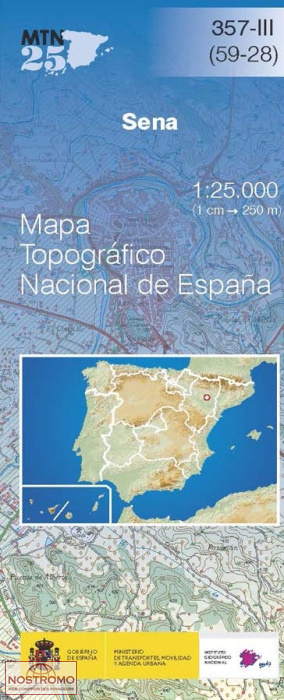 357-3 SENA | carte topographique CNIG