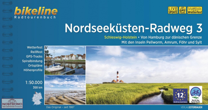 NORDSEEKÜSTEN-RADWEG 3 | guide de cyclotourisme Esterbauer