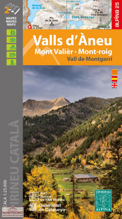 30 VALLS D’ÀNEU - MONT VALIER - MONT-ROIG | cartes de randonnée Alpina