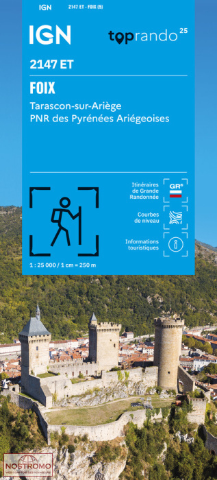 2147ET FOIX | IGN hiking map