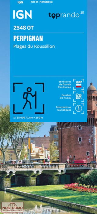 2548OT PERPIGNAN | carte de randonnée IGN