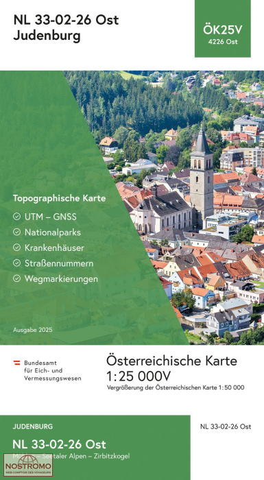 4226-OST JUDENBURG | BEV topographical map