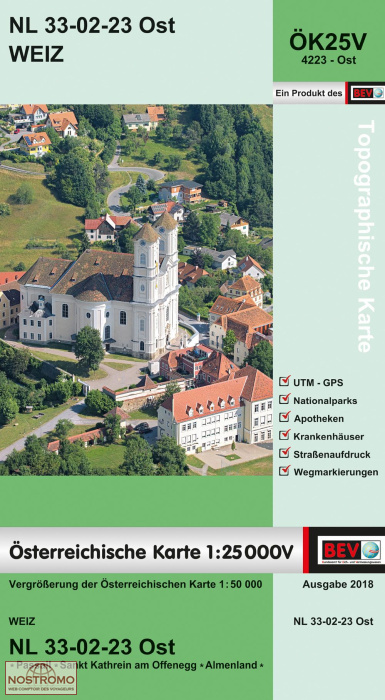 4223-OST WEIZ | carte topographique BEV