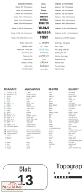 13 ŽELEZNA KAPLA | carte topographique Projektnord