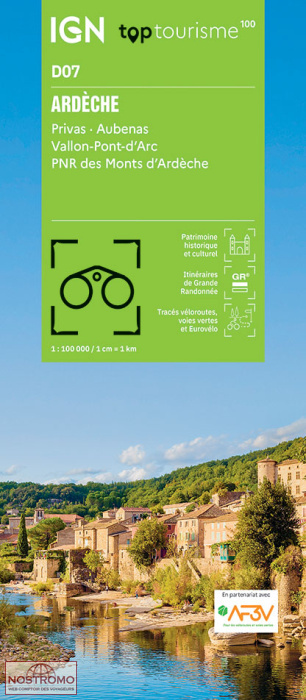 D07 ARDÈCHE | IGN travel map