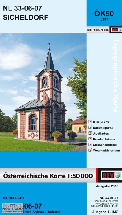 5107 SICHELDORF | carte topographique BEV
