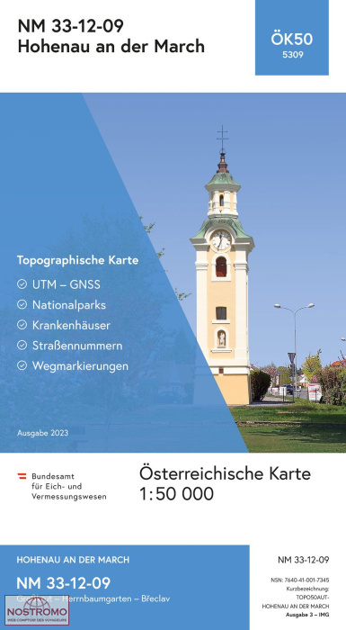 5309 HOHENAU AN DER MARCH | BEV topographical map