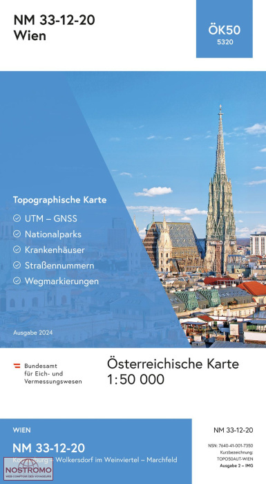 5320 WIEN | BEV topographical map