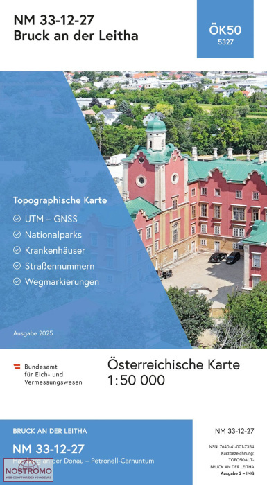 5327 BRUCK AN DER LEITHA | carte topographique BEV