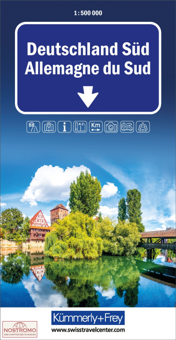 GERMANY SOUTH | Kummerly+Frey road map
