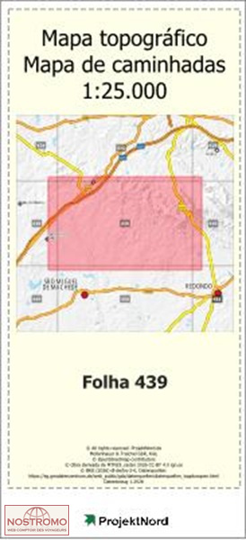 439 ÉVORA-MONTE | Projektnord topographic map