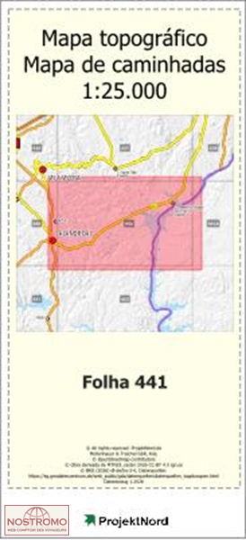 441 JUROMENHA | carte topographique Projektnord